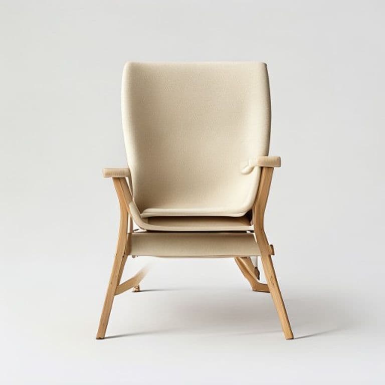Chaise de jardin beige