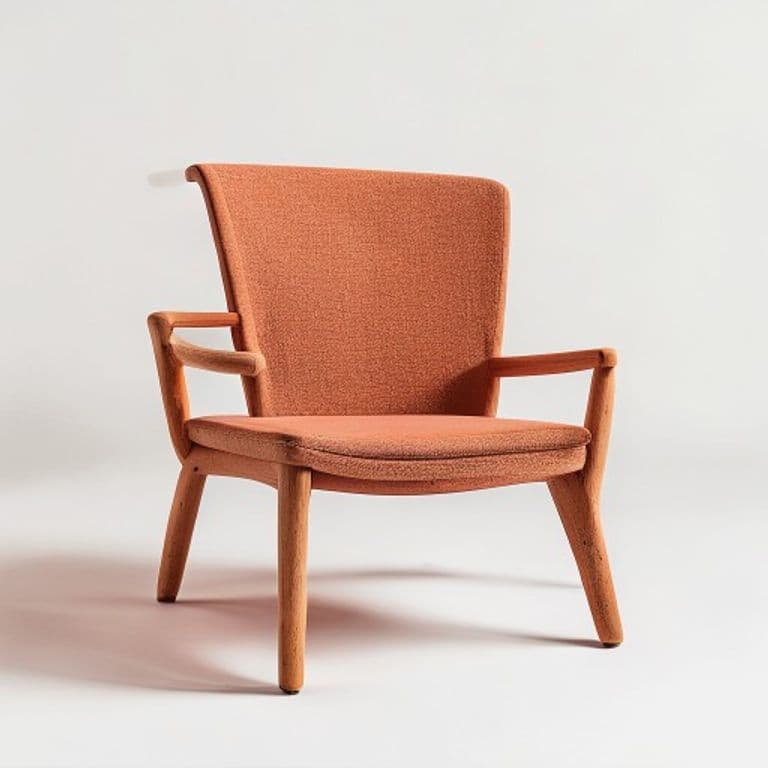 Chaise de jardin terracotta