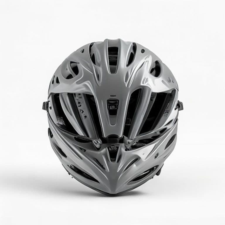 Casque de vélo gris