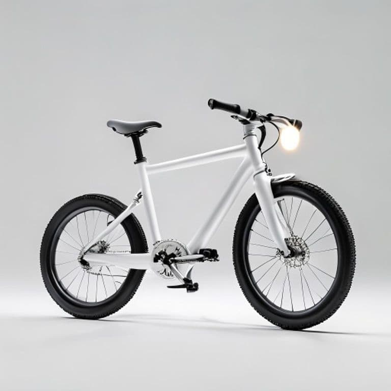 Éclairage vélo blanc