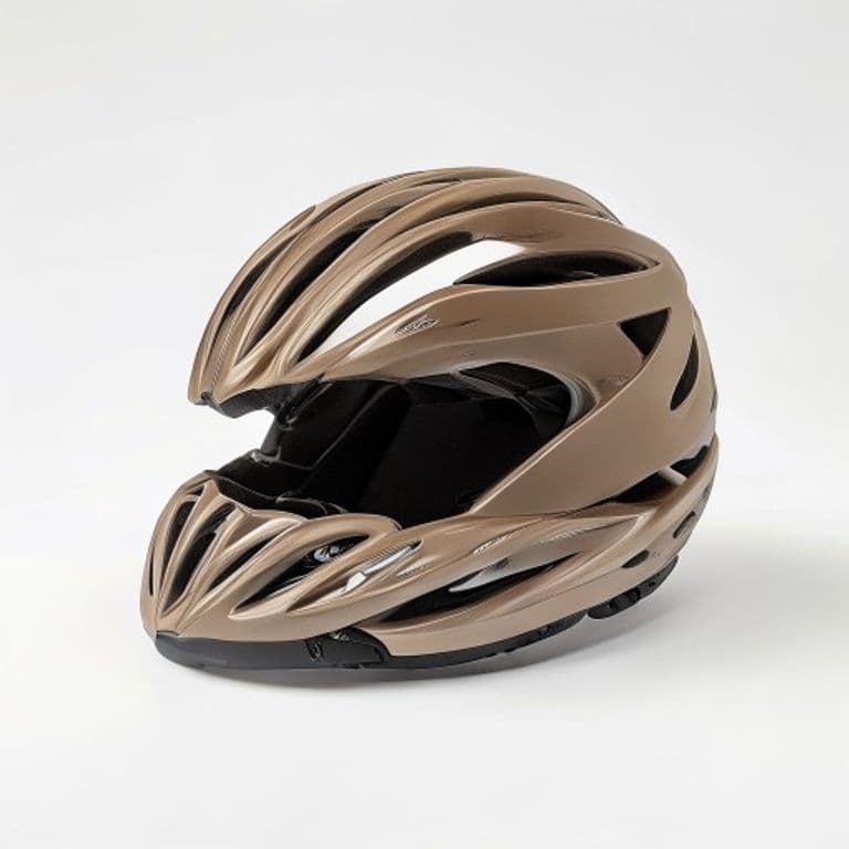 Casque de vélo taupe