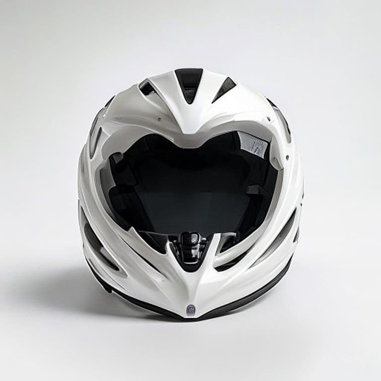 Casque de vélo blanc