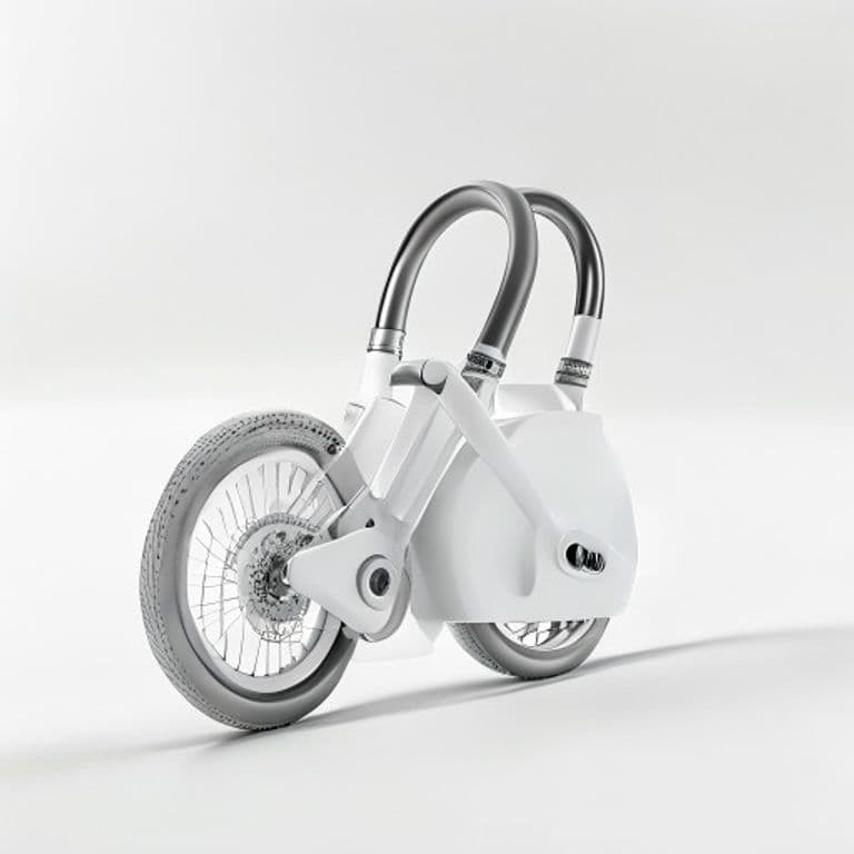 Antivol vélo blanc